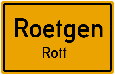 Straßenverzeichnis Roetgen Rott