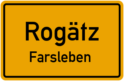 Straßenverzeichnis Rogätz Farsleben