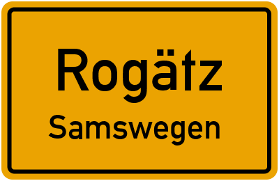 Straßenverzeichnis Rogätz Samswegen