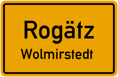 Straßenverzeichnis Rogätz Wolmirstedt