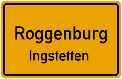 Straßenverzeichnis Roggenburg Ingstetten