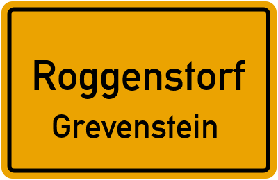 Straßenverzeichnis Roggenstorf Grevenstein