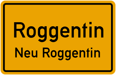 Straßenverzeichnis Roggentin Neu Roggentin