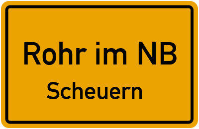 Straßenverzeichnis Rohr im NB Scheuern