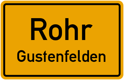 Straßenverzeichnis Rohr Gustenfelden