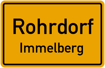 Straßenverzeichnis Rohrdorf Immelberg