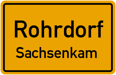 Straßenverzeichnis Rohrdorf Sachsenkam