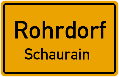 Straßenverzeichnis Rohrdorf Schaurain