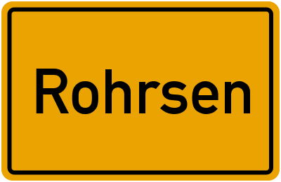 Rohrsen in Niedersachsen