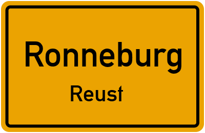 Straßenverzeichnis Ronneburg Reust