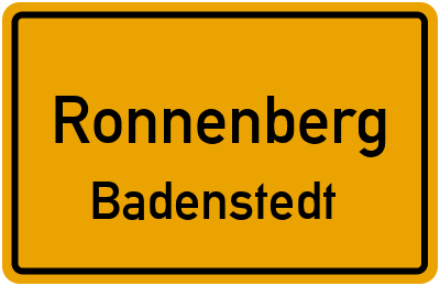 Straßenverzeichnis Ronnenberg Badenstedt