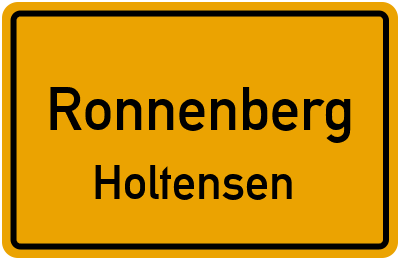 Straßenverzeichnis Ronnenberg Holtensen