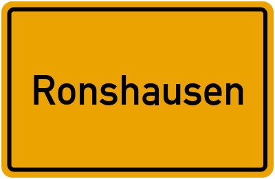 Ronshausen Branchenbuch