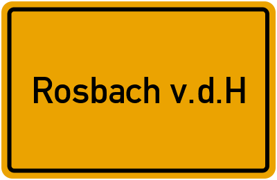 Branchenbuch Rosbach v.d.H., Hessen