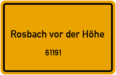 61191 Rosbach vor der Höhe