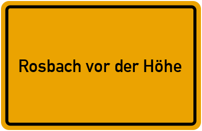 Rosbach vor der Höhe in Hessen