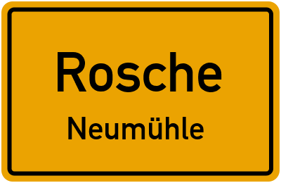 Straßenverzeichnis Rosche Neumühle
