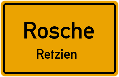 Straßenverzeichnis Rosche Retzien