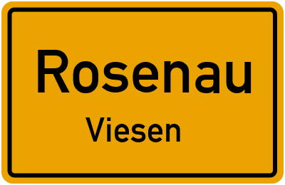 Straßenverzeichnis Rosenau Viesen