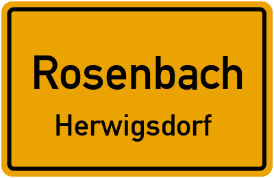 Straßenverzeichnis Rosenbach Herwigsdorf