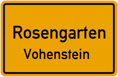 Straßenverzeichnis Rosengarten Vohenstein