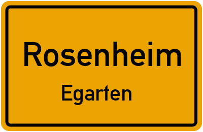 Straßenverzeichnis Rosenheim Egarten