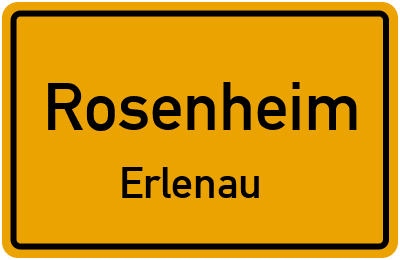 Straßenverzeichnis Rosenheim Erlenau