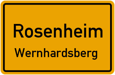 Straßenverzeichnis Rosenheim Wernhardsberg