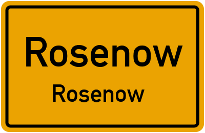 Straßenverzeichnis Rosenow Rosenow