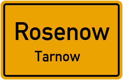 Straßenverzeichnis Rosenow Tarnow