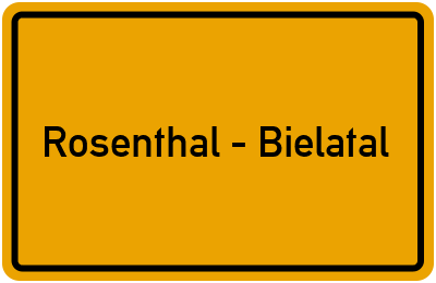 Branchenbuch Rosenthal - Bielatal, Sachsen