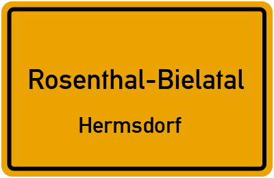 Straßenverzeichnis Rosenthal-Bielatal Hermsdorf