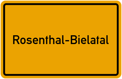 Rosenthal-Bielatal in Sachsen