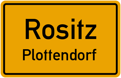 Straßenverzeichnis Rositz Plottendorf