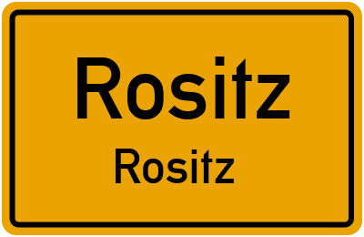 Straßenverzeichnis Rositz Rositz
