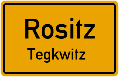 Straßenverzeichnis Rositz Tegkwitz