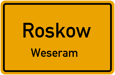Straßenverzeichnis Roskow Weseram