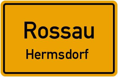 Straßenverzeichnis Rossau Hermsdorf