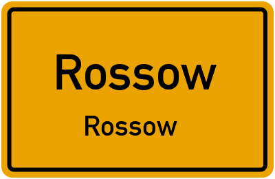 Straßenverzeichnis Rossow Rossow
