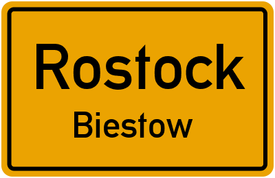 Straßenverzeichnis Rostock Biestow