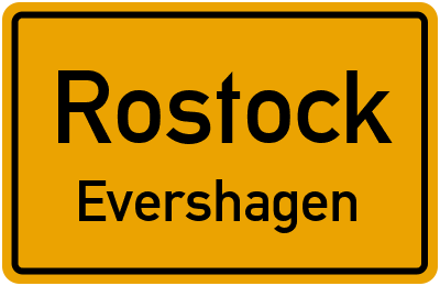 Straßenverzeichnis Rostock Evershagen