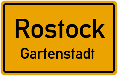 Straßenverzeichnis Rostock Gartenstadt