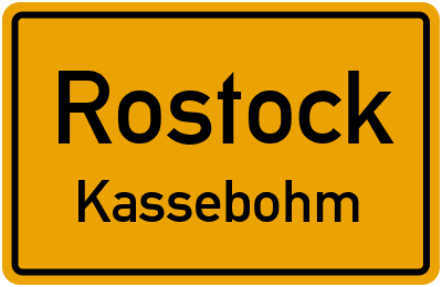 Straßenverzeichnis Rostock Kassebohm