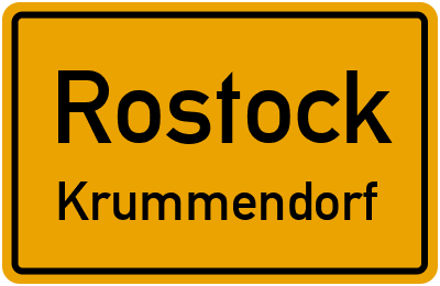 Straßenverzeichnis Rostock Krummendorf