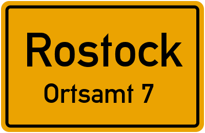 Straßenverzeichnis Rostock Ortsamt 7