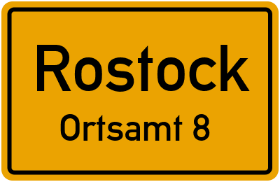 Straßenverzeichnis Rostock Ortsamt 8