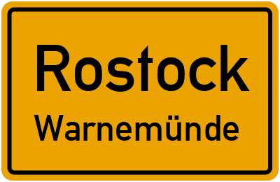 Straßenverzeichnis Rostock Warnemünde