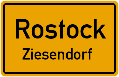 Straßenverzeichnis Rostock Ziesendorf