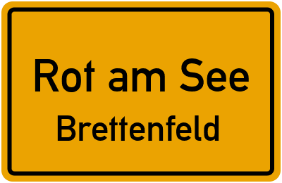 Straßenverzeichnis Rot am See Brettenfeld