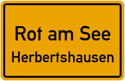 Straßenverzeichnis Rot am See Herbertshausen